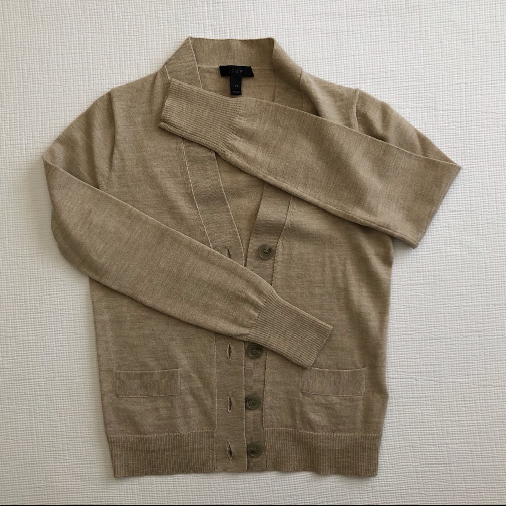 New J. Crew Merino Wool Cardigan Sweater XS